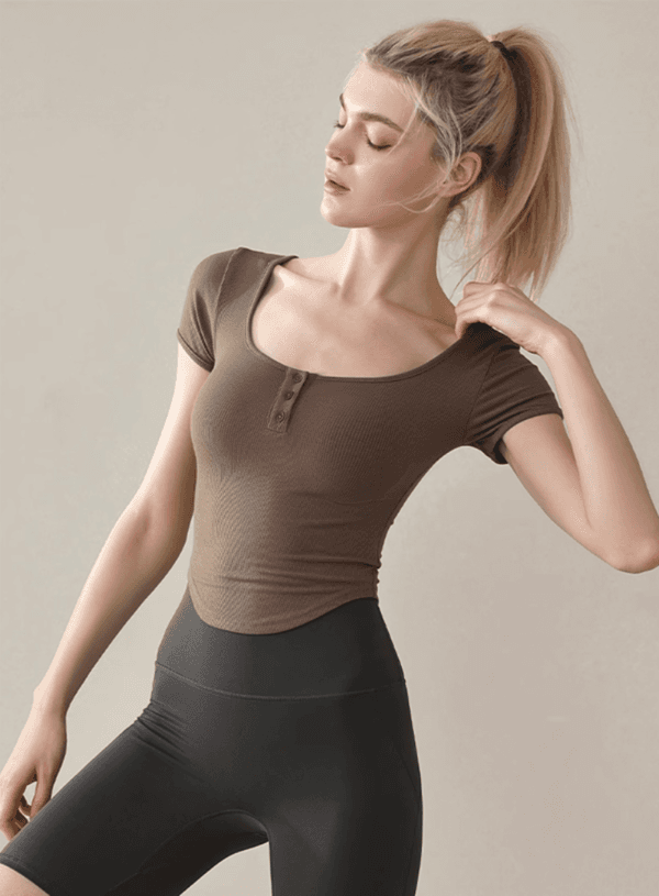 토스트 버튼 숏슬리브 (2colors)