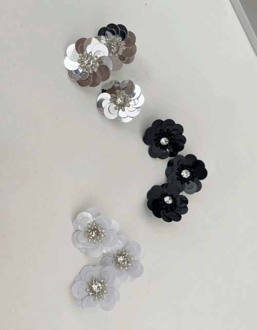 로우키샵 스팽글플라워신꾸3세트(3colors)