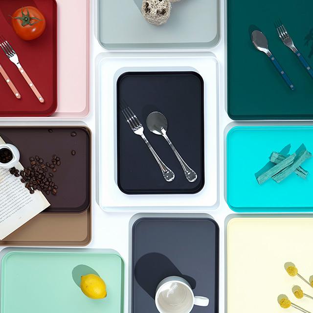 [까사빈] 논슬립 철제 트레이 (2 size)