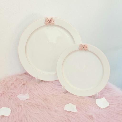 🎀핑크 리본 플레이트🎀 집들이접시 귀여운접시