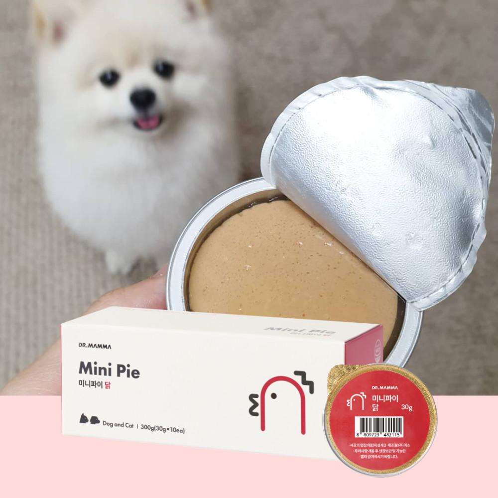 닥터맘마 미니파이 강아지 고양이 습식 간식 캔 닭가슴살