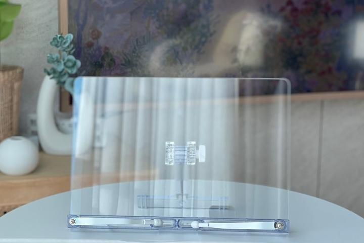 투명 아크릴 독서대 책받침대 북스탠드 각도조절 책받침 휴대용 책거치대 SD103