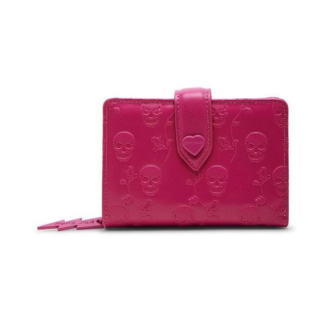 지갑 Skulls Roses Wallet 20299438 Hot Pink