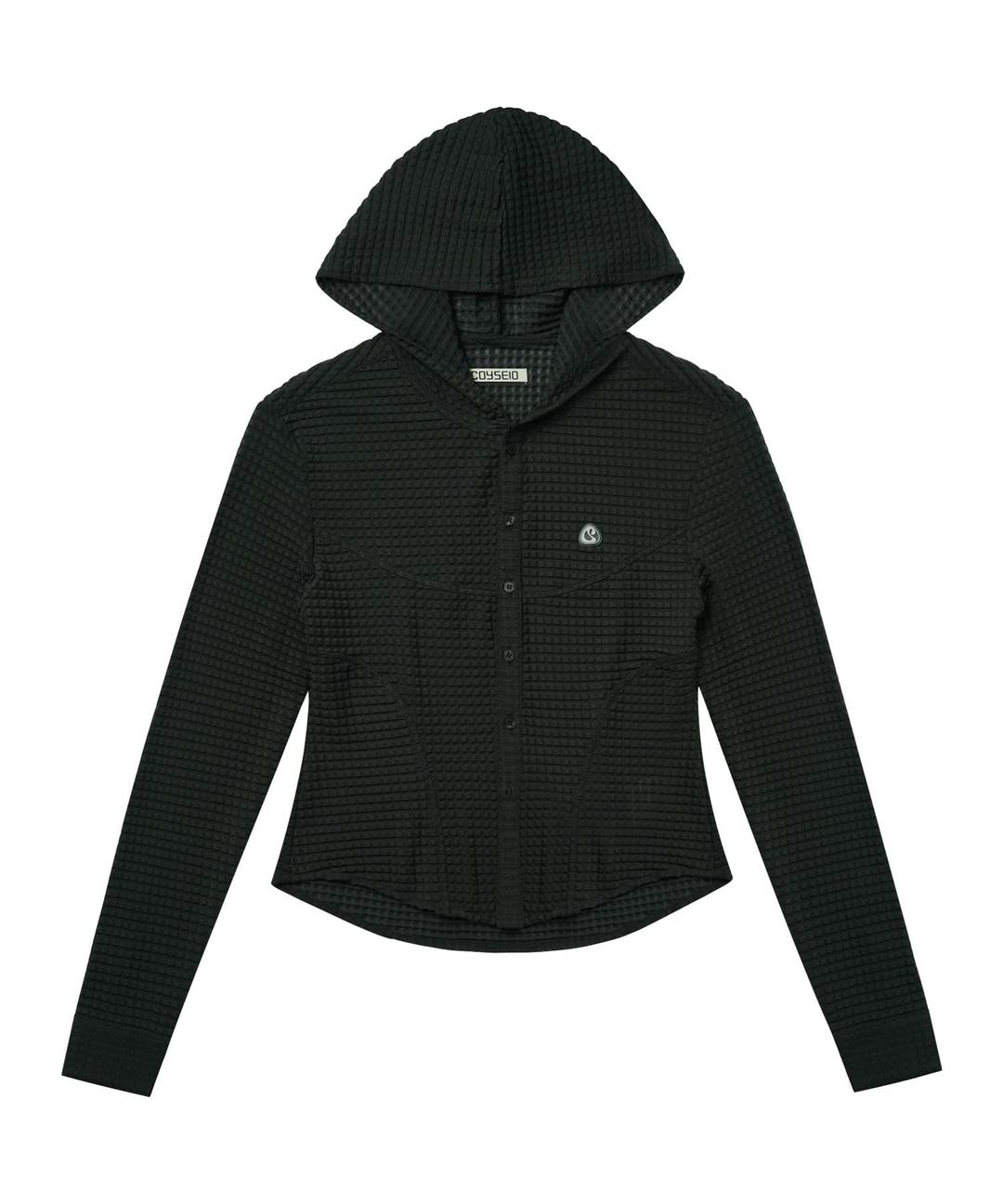 ROUND HOODIE SHIRTS CHARCOAL