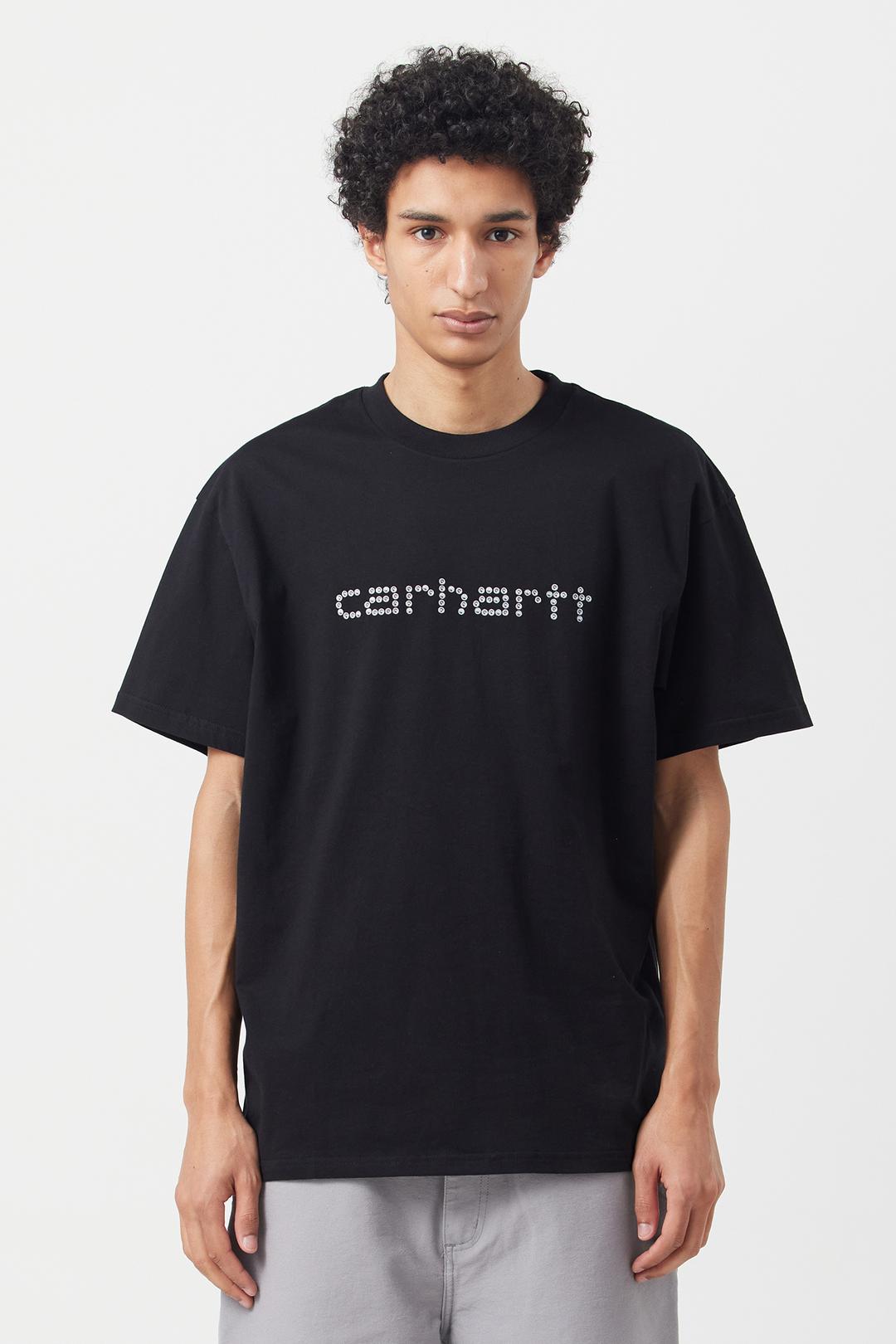 S/S RIVET SCRIPT T-SHIRT