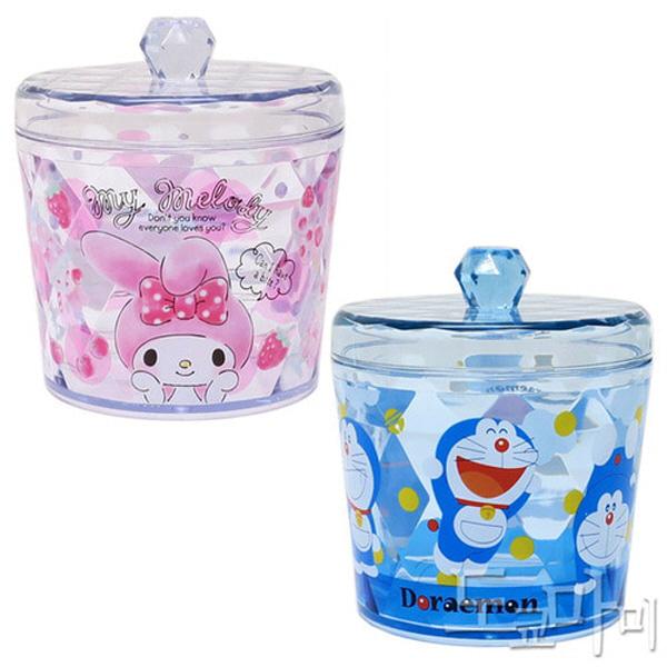 (일본)도라에몽 마이멜로디 키라키라 캐니스터 다용도 소품함(2type)귀여운 캐릭터데스크 악세사리함 열쇠함