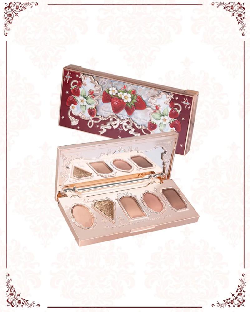 flower knows 플라워노즈 스트로베리 섀도우 팔레트 02 Sweet Cannelés