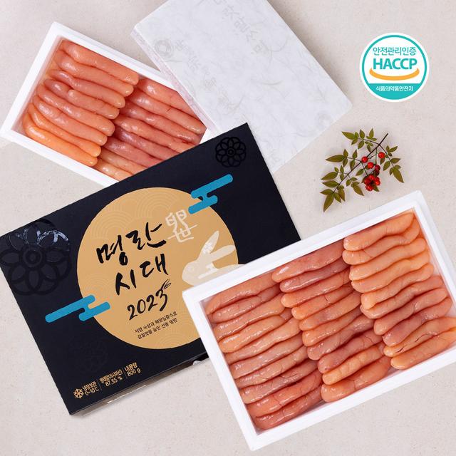 명란시대 짜지않고 맛있는 프리미엄 저염명란 선물세트 (350g,800g) [원산지:러시아연방산(선해식품)]