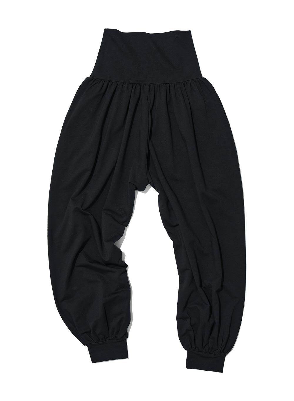 [WOMEN] PWC SHIRRING HAREM PANTS_BLACK