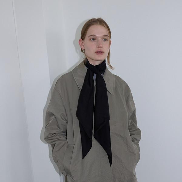 CRINKLE CAR COAT - TAUPE KHAKI