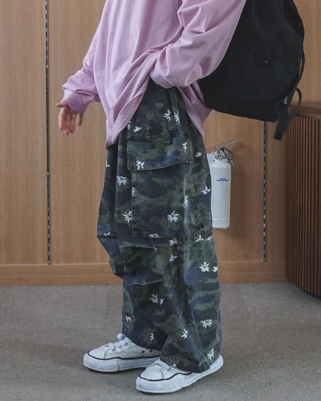 CAMO VINTAGE BALLOON PANTS