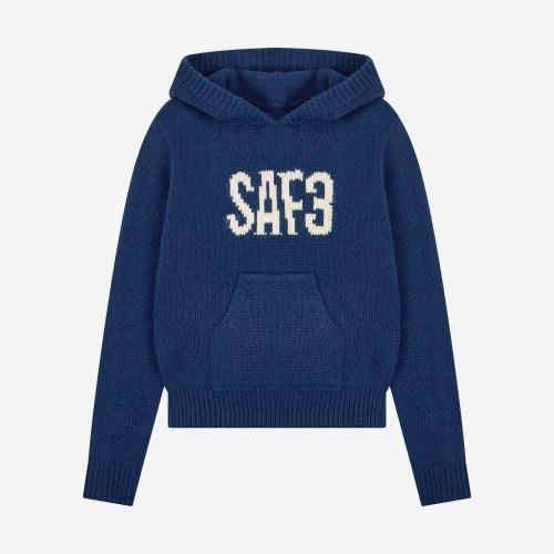 1/2 REGION MOTORS CLUB KNIT HOODIE (BLUE)