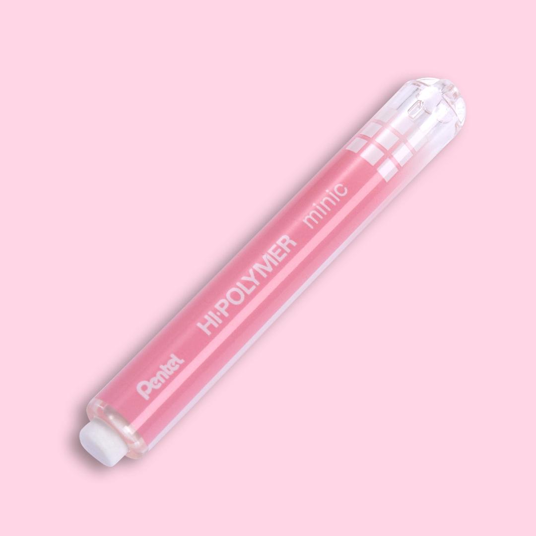 Pentel Hi-Polymer Minic Eraser ZE82 - Pink