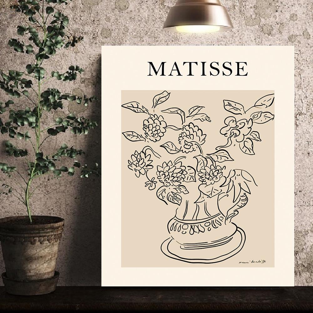 리드오프 접이식 좌식 다용도 액자테이블 1인 2인 앙리마티스 드로잉 화병 추상화