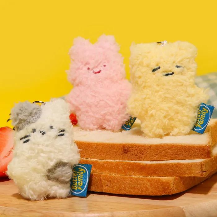 버터패밀리 미니키링 밀크캣/버터군/스크래빗