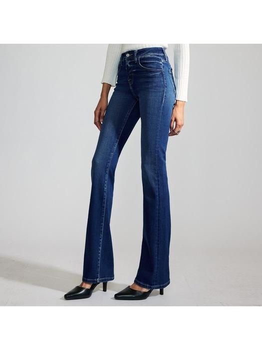 프리미어 하이웨이스트 부츠컷 제시