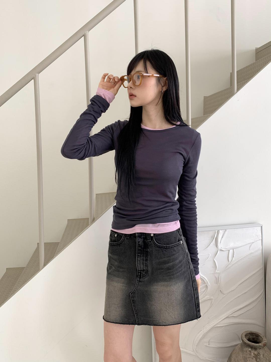 올린 레이어드 긴팔티