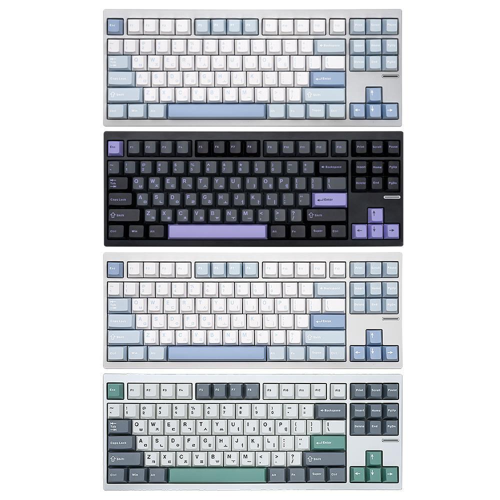 프리플로우 MCHOSE GX87 풀 알루미늄 유무선 기계식 키보드