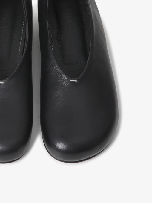 20mm Sage Round Slip-on Flat (Black)