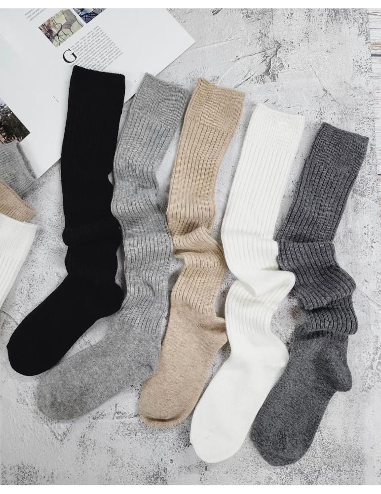 SALE 그 먹 베 검 흰당일/fw헬더 캐시미어 루즈 삭스 5colors