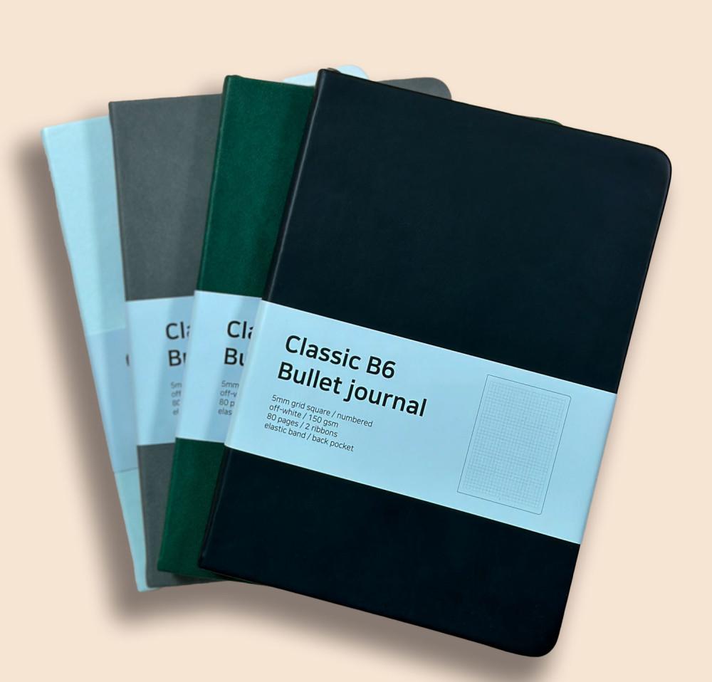 인생상점 불렛저널 클래식B6 도트 모눈그리드 만년다이어리 만년필노트 휴대용노트 포켓노트