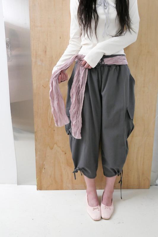 히피디피 folding cargo bermuda pants (3color)