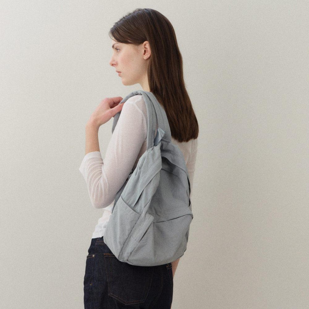 Mini root backpack Nylon Misty blue