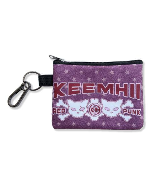 트윈 본 스타 카드 파우치 - [와인]