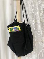 기본템 무지 베이직 포켓 캔버스 숄더 쇼퍼백 에코백 4 colors