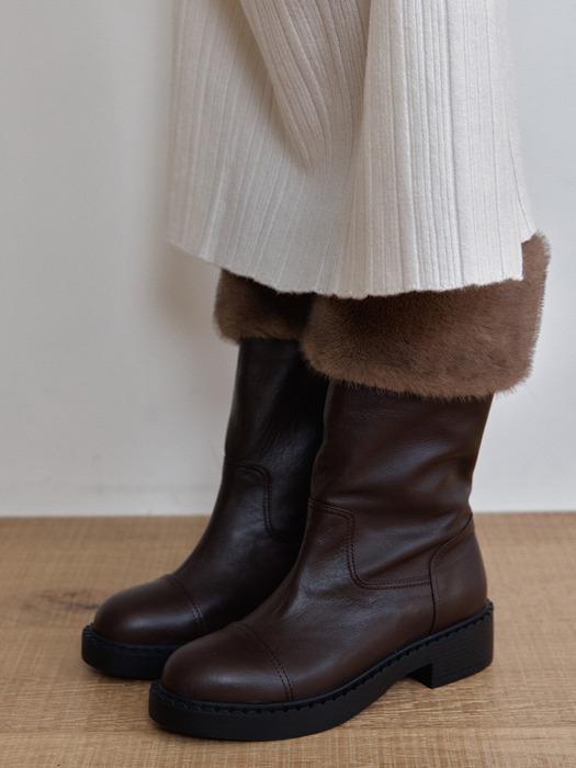 [선영PICK][단독]brin half boots_2 color
