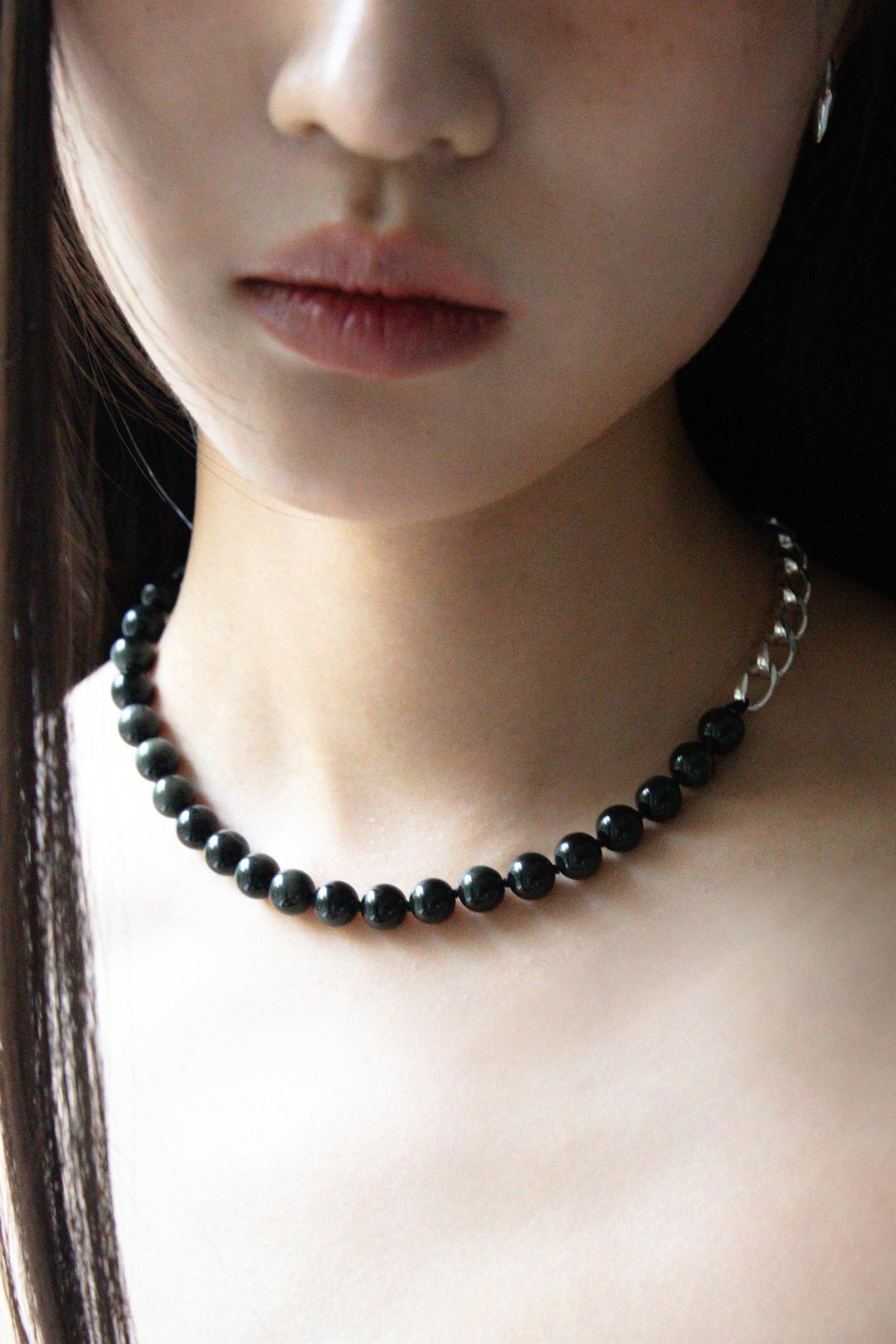 Half Choker (obsidian)