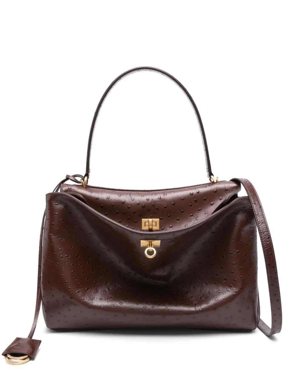 Balenciaga 미디엄 로데오 토트 백 | 브라운 | FARFETCH KR