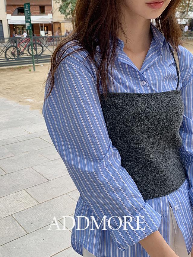 에드모어 [☃️3천장돌파/스트라이프셔츠/레이어드셔츠][에드모어] mnb324 비비 스트라이프 셔츠