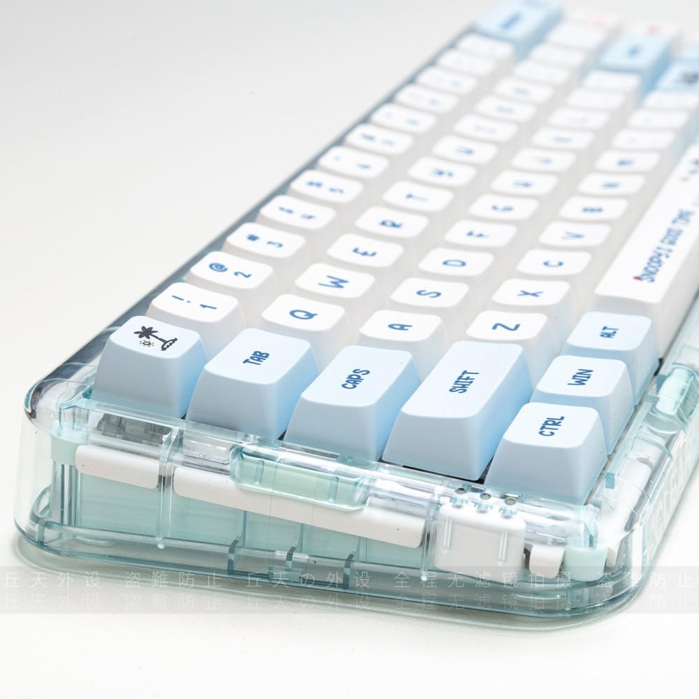 스누피 블루 LDA MDA PBT 키캡 한성 레오폴드 필코