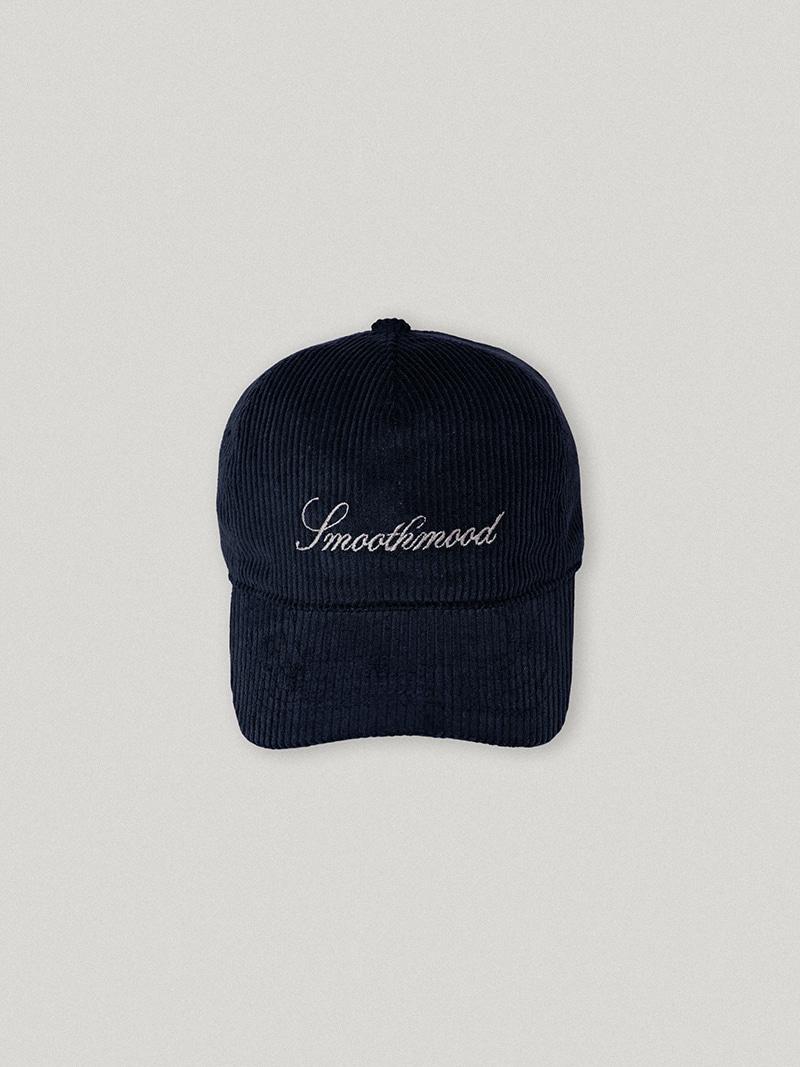 Navy Corduroy Logo Ball Cap
