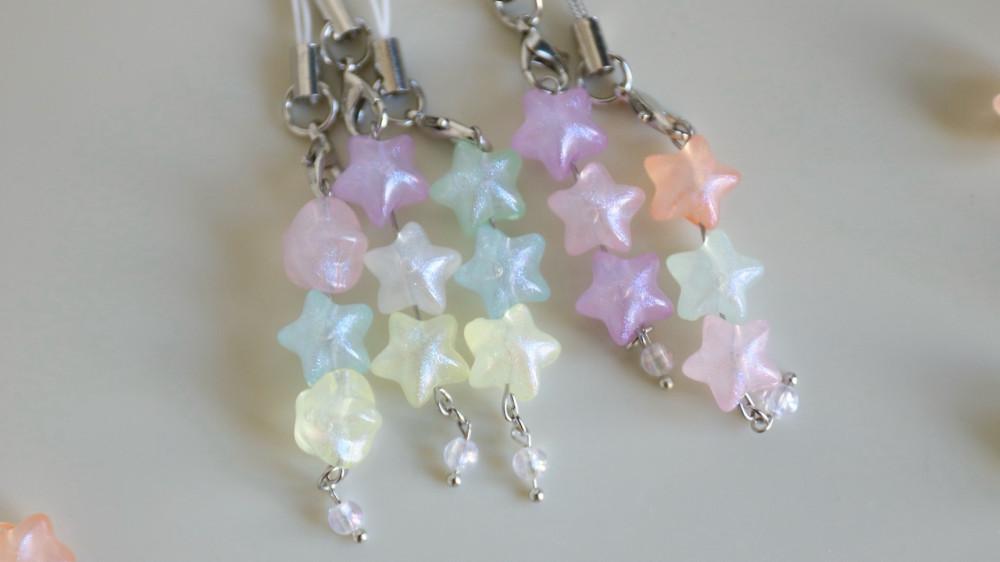 [MADE, 夢] 와르르- 야광 별사탕 키링 (star)