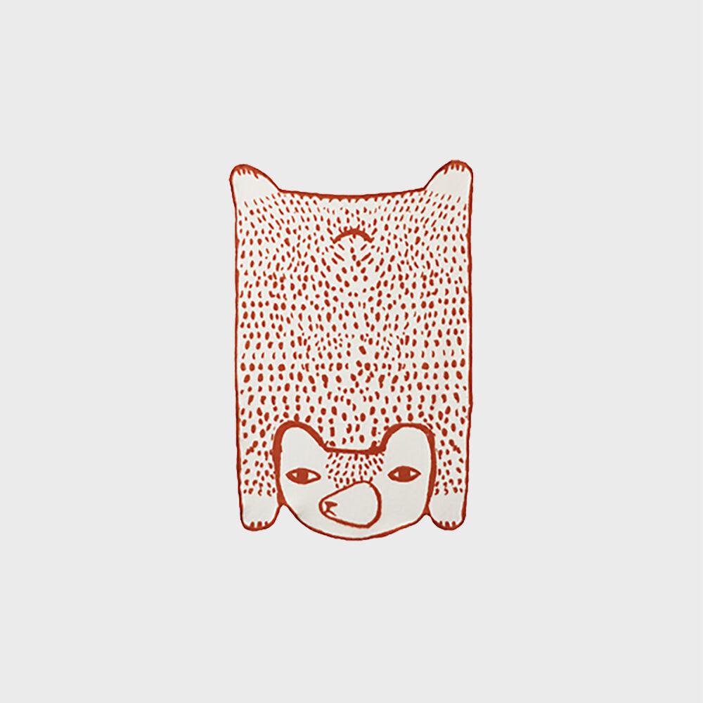 베어 쉐입 코튼 미니 블랭킷