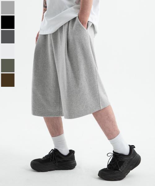 (Renew Ver.) 원턱 와이드 반바지 ( 6Color )