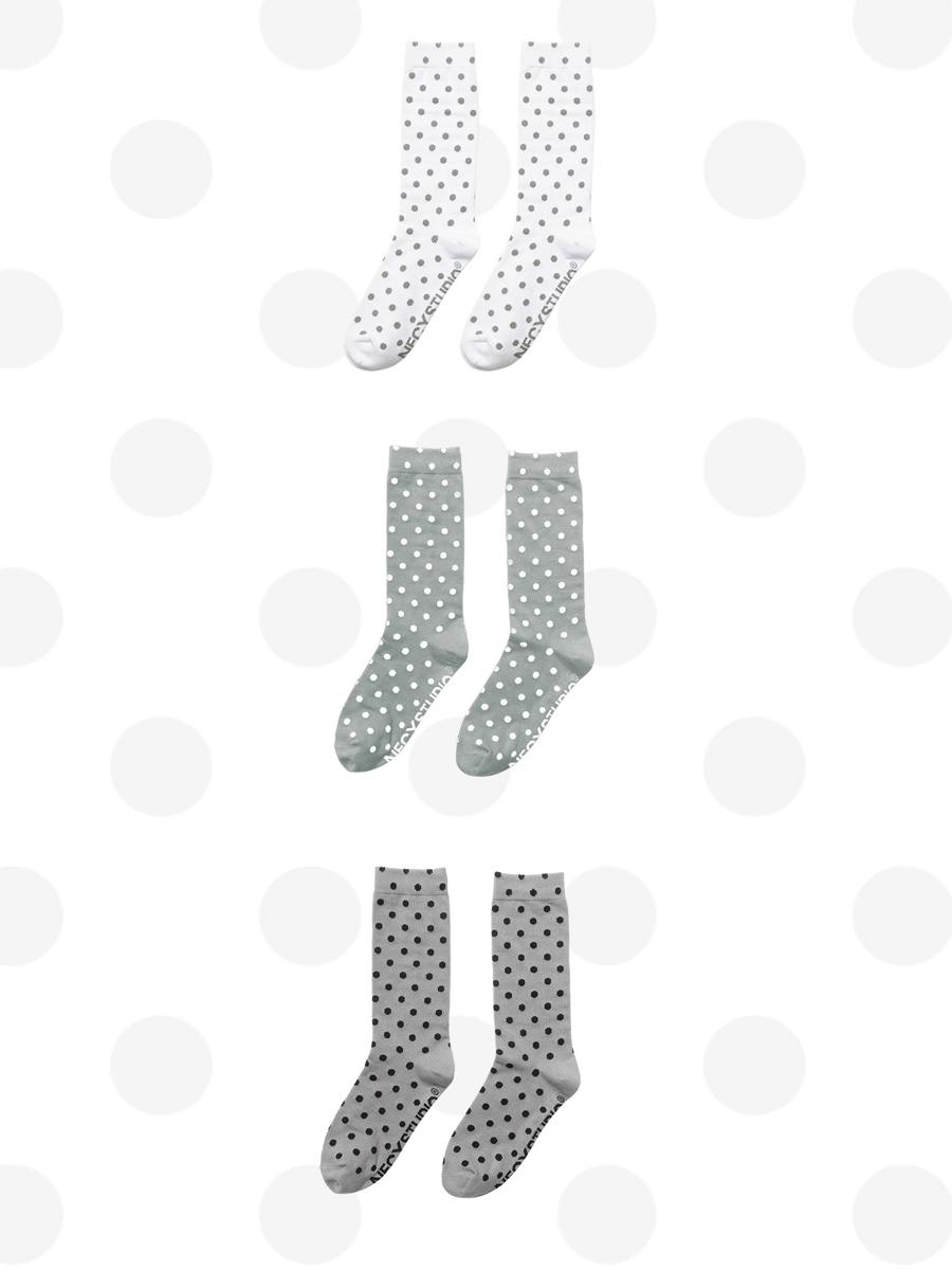 NECY STUDIO Dot Simple Socks (3color)