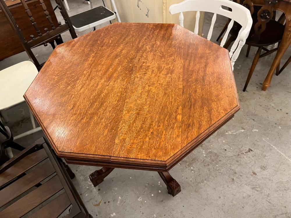 영국 앤틱가구 팔각 티테이블 4인용