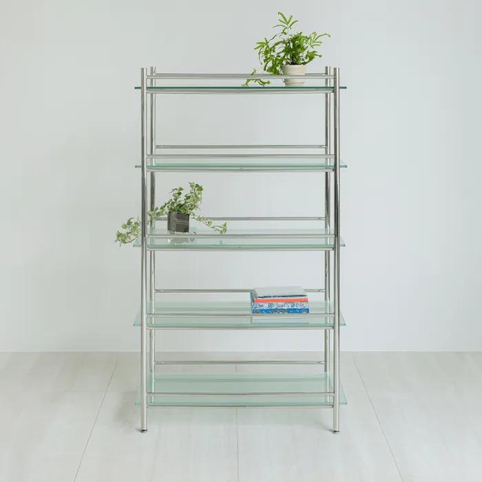 MIHLA 5-tier Shelves(Mist) 밀라 5단 장식장(반투명)