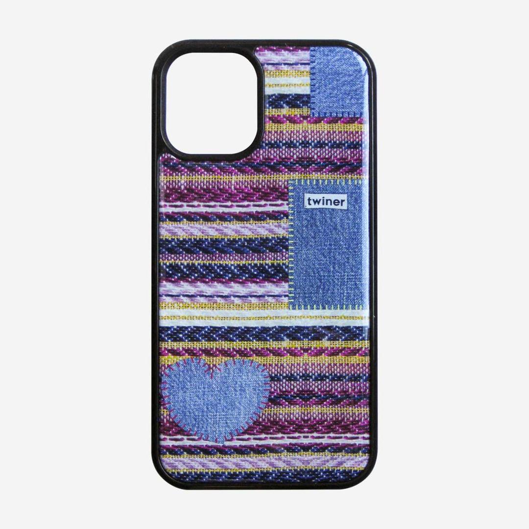 [PRE-ORDER] Patchwork jeans phone case (에폭시 / 맥세이프 글라스 케이스)