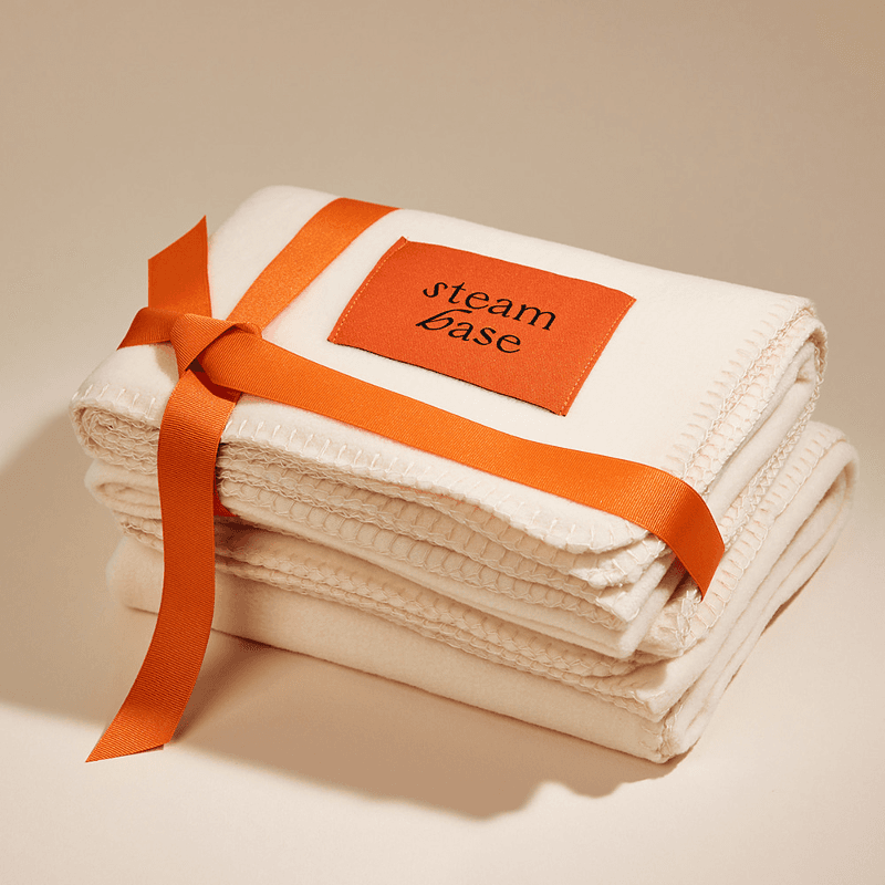 스팀베이스 소프트 코지 블랭킷 아이보리 크림