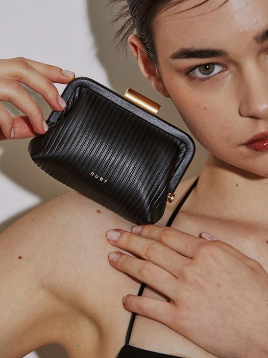 VIEVE CARD WALLET [BLACK STRIPE]