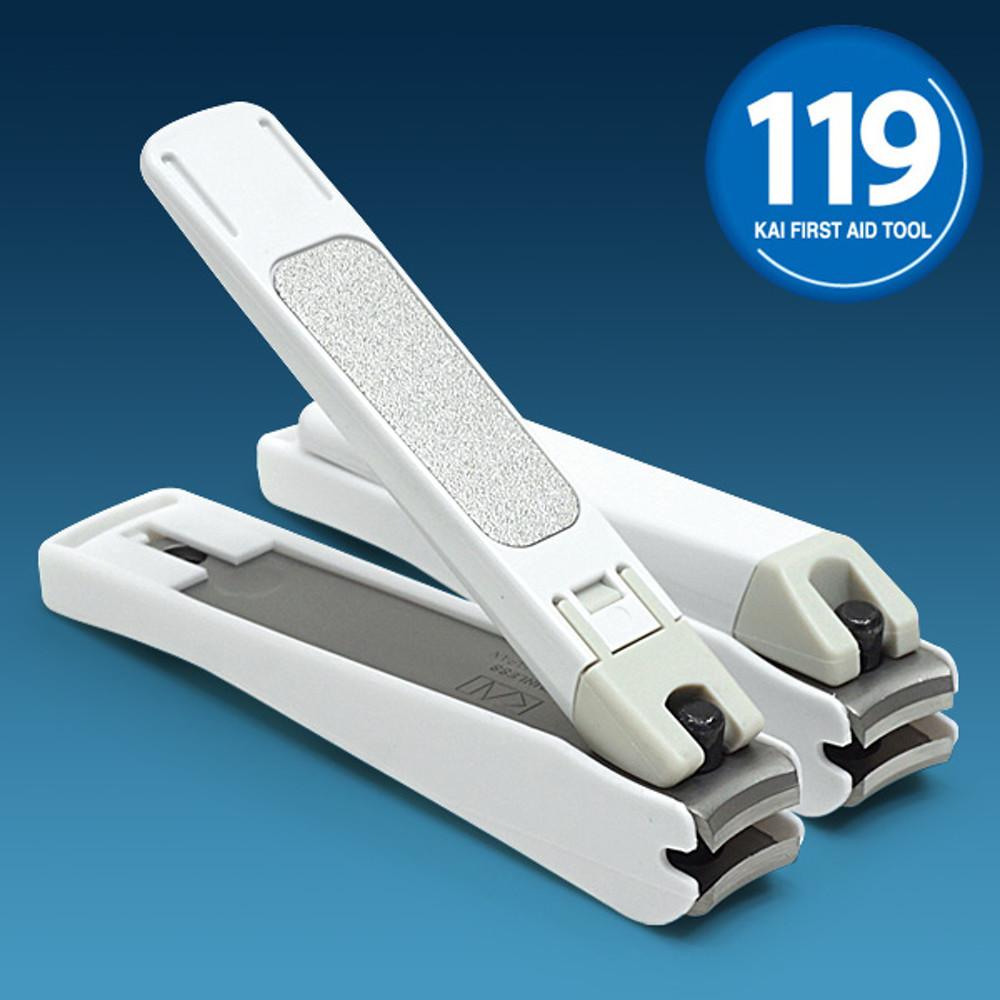 일본 카이 손톱깎이 119(S) 네일케어 안튀는손톱깎이 발톱