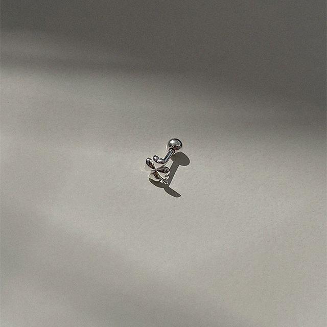 [실버925] 실버 클로버 피어싱