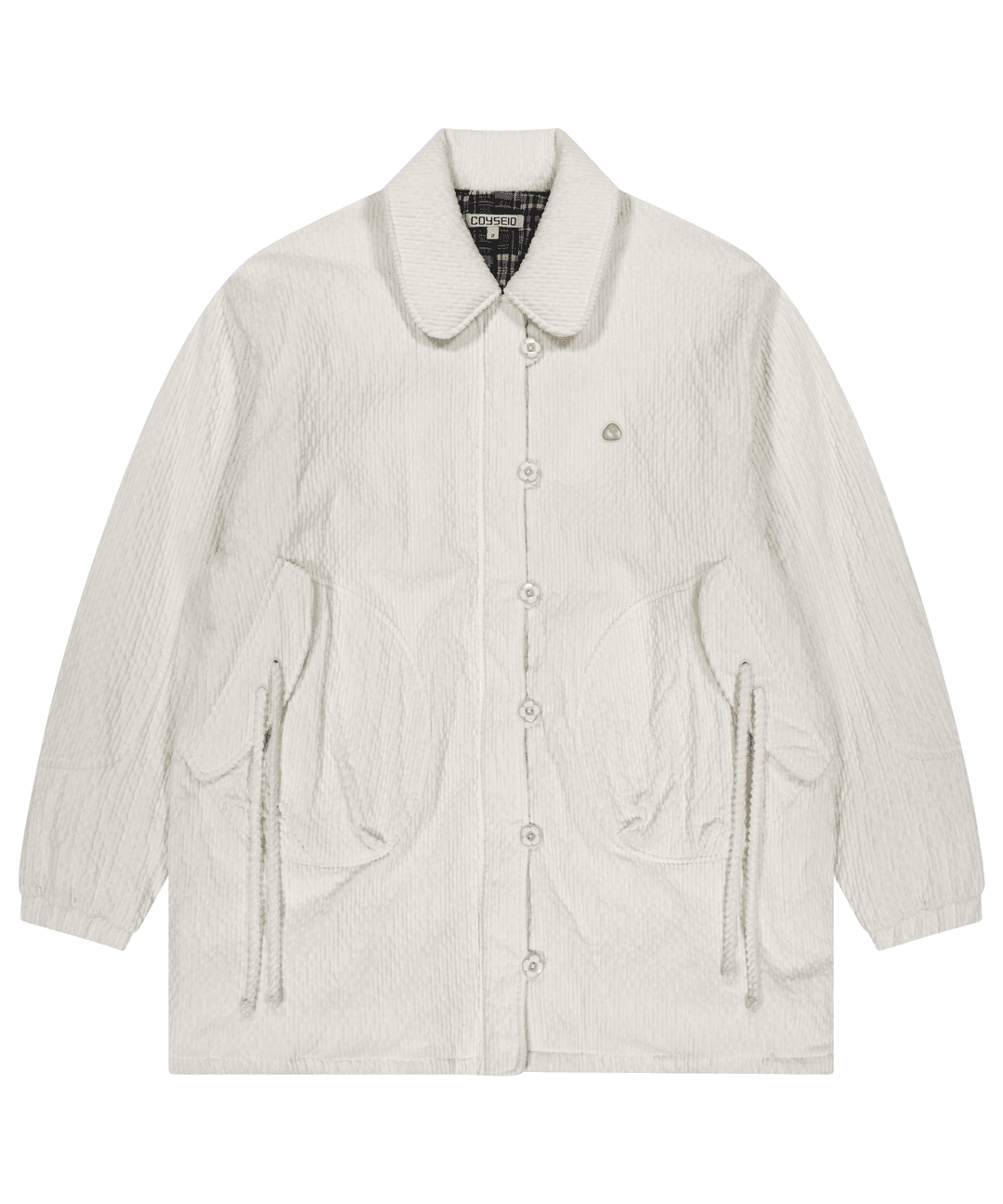 ROUND COLLAR COZY BOMBER IVORY