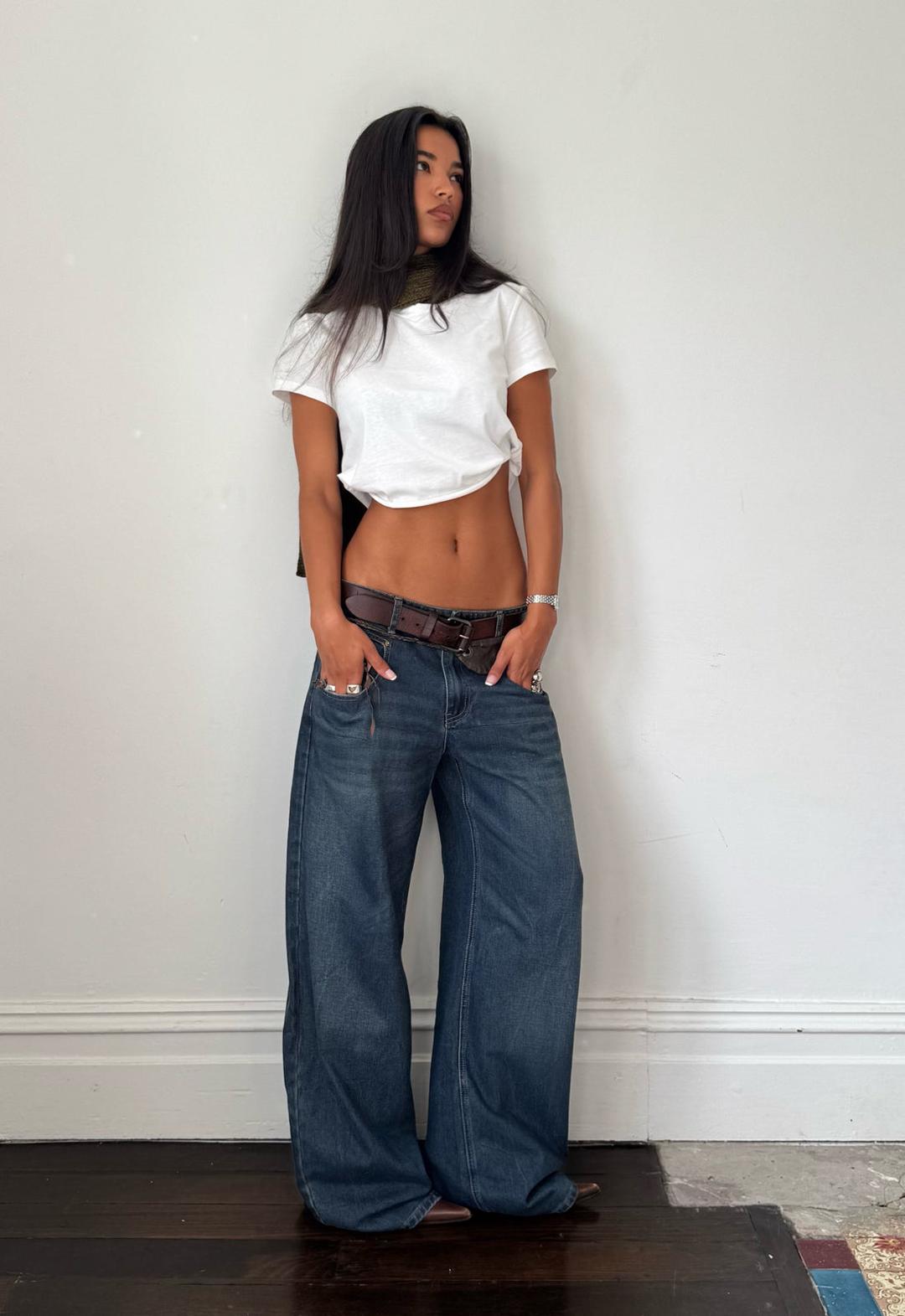 SERENITY JEAN - WASHED INDIGO - XS / WASHED INDIGO