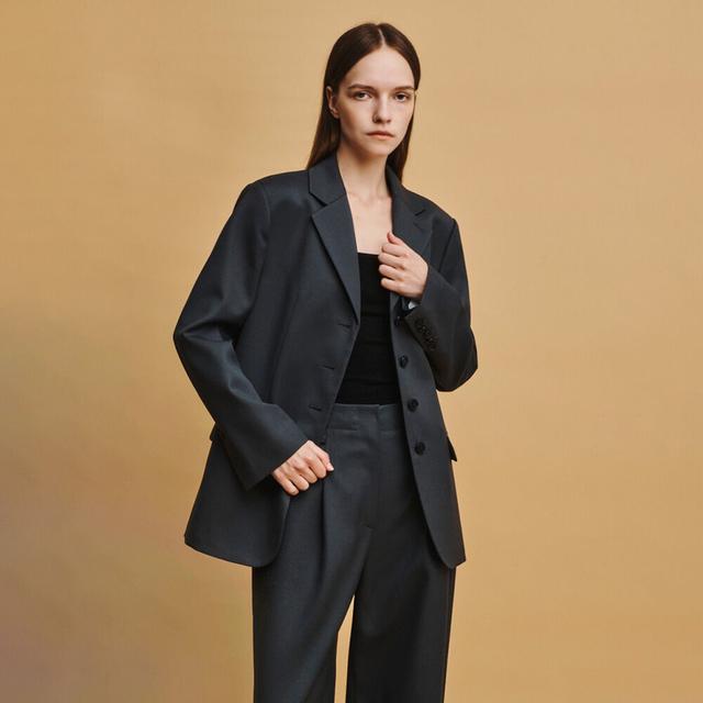 STRAIGHT FOUR-BUTTON JK (D/GRAY)