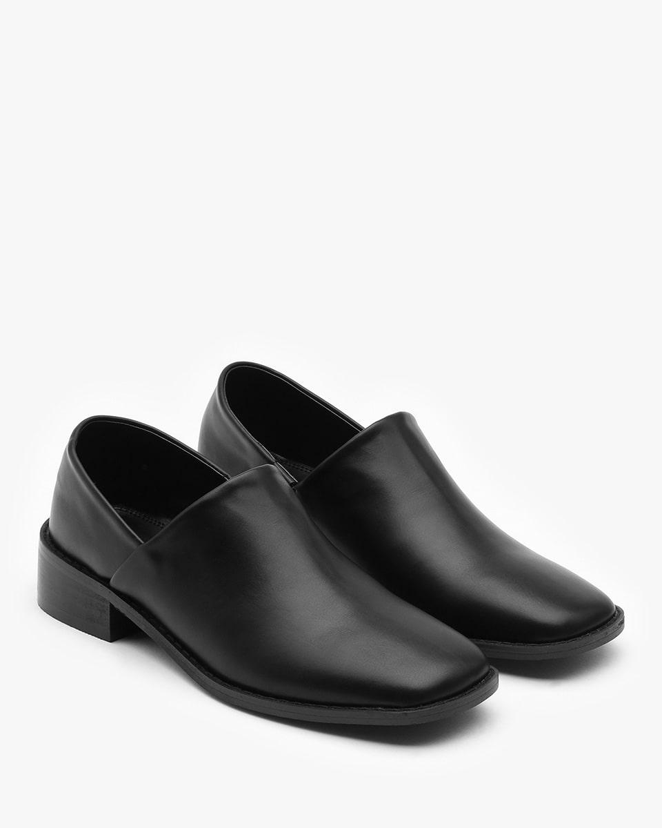 ROU Square Loafers_Black